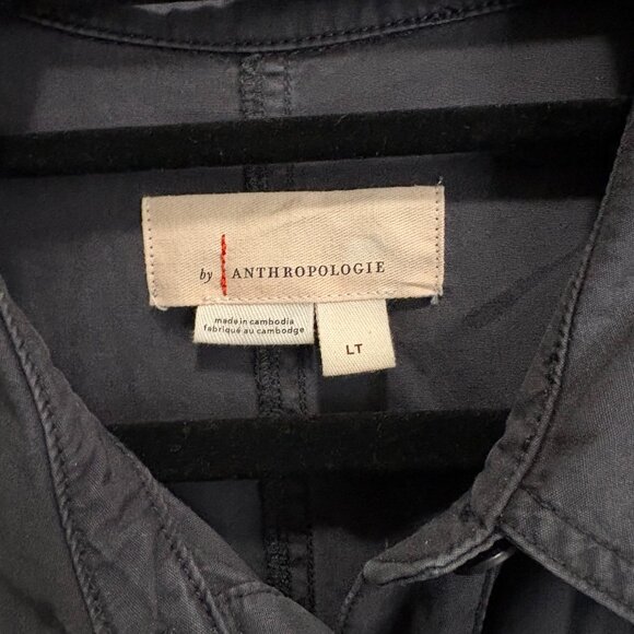 Large TALL Anthropologie dark gray Jumpsuit - Picture 2 of 5